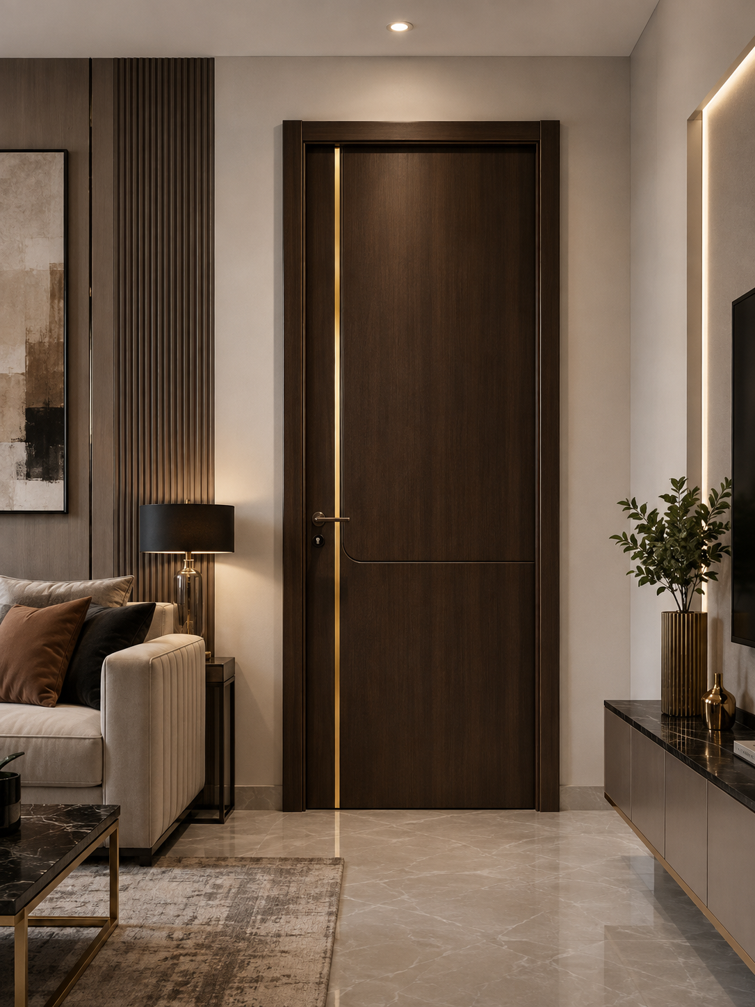 CCP Door installed in a living room